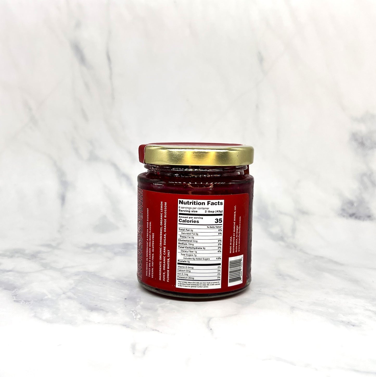 Cranberry Orange Blossom Preserve